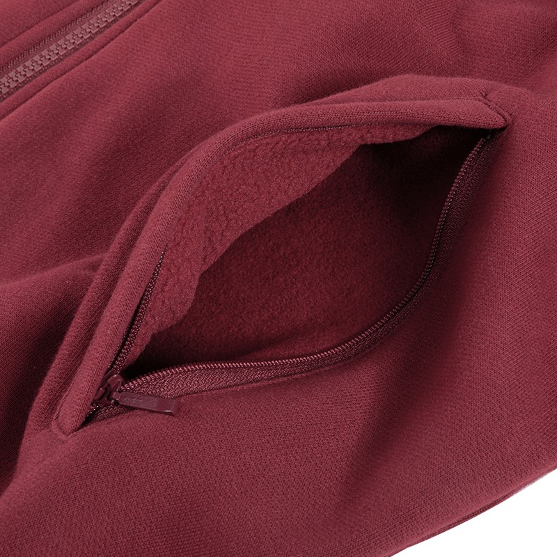  Men's Cotton Fleece Casual Zip Up Hooded Sweatshirts