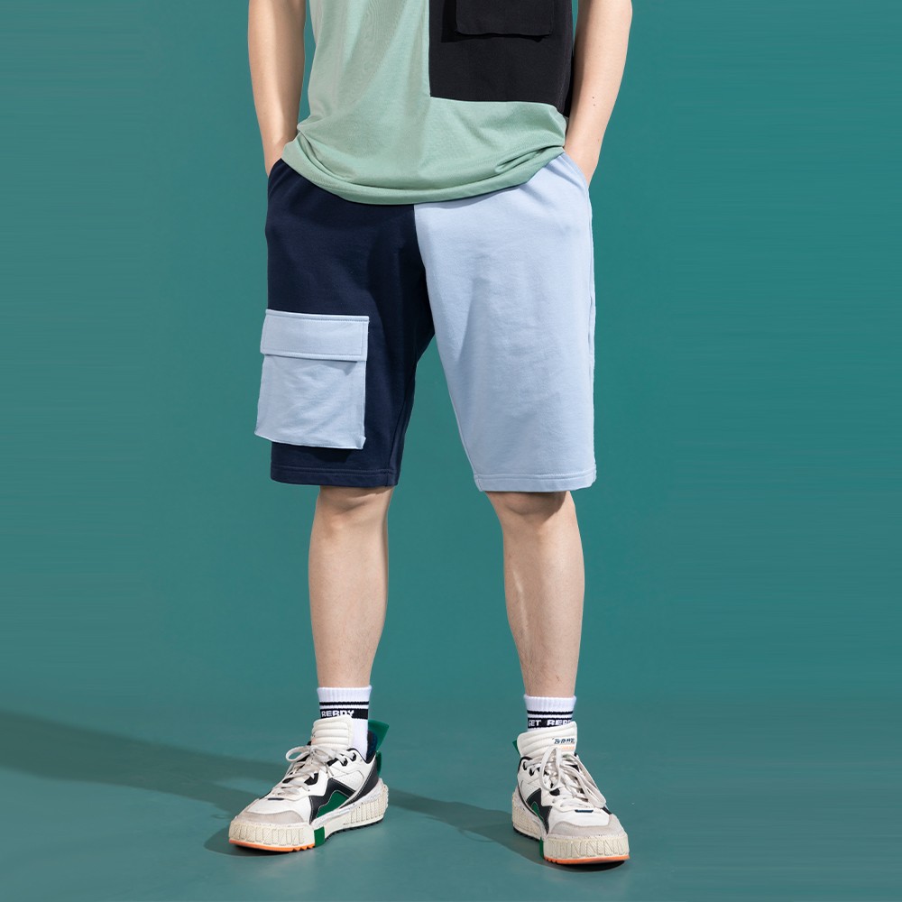Men's casual shorts with pocket summer breathable shorts outdoor sports