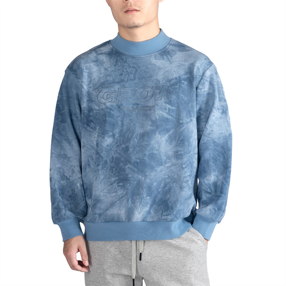 Autumn Cotton Pullover Sweatshirts Oversize Men O-Neck Loose Long Sleeve Top Solid Oversized Sweatshirt For Men Tops Streetwear